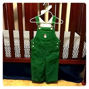 Talbot's kids snowman overalls